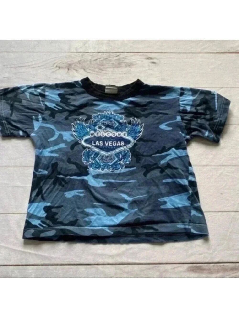 Las Vegas Boys Cotton Short Sleeve Shirt size XS